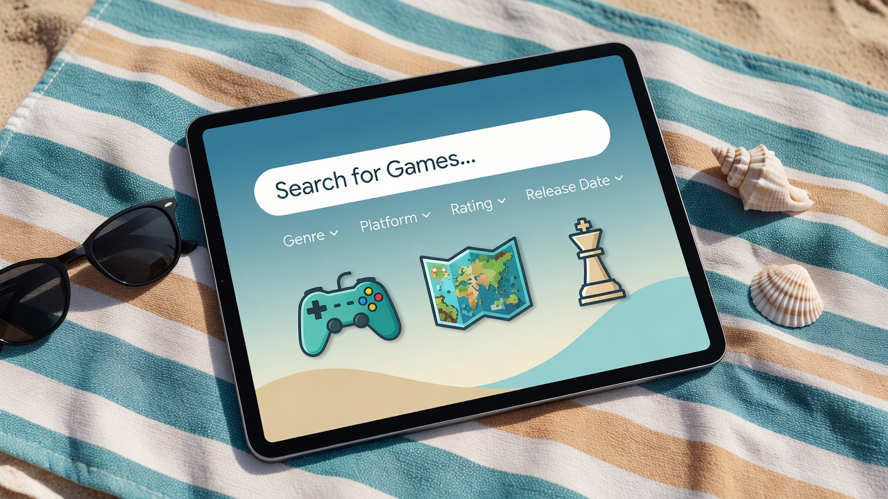 Game discovery and search interface